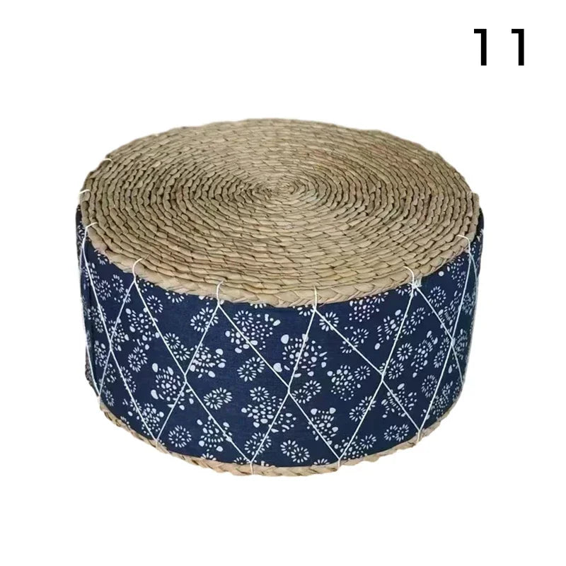 Coussin de Sol Japonais - Futon en Paille Tressée