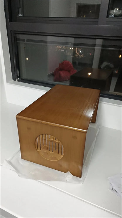 Table Basse Japonaise pliante en Bambou Naturel, véritable bois style Tatami, petite table de thé basse pour sol et coin fenêtre.