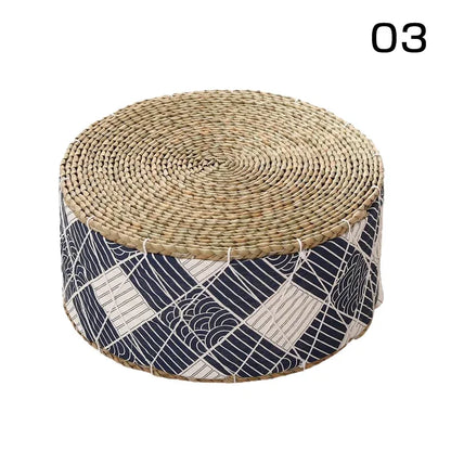 Coussin de Sol Japonais - Futon en Paille Tressée