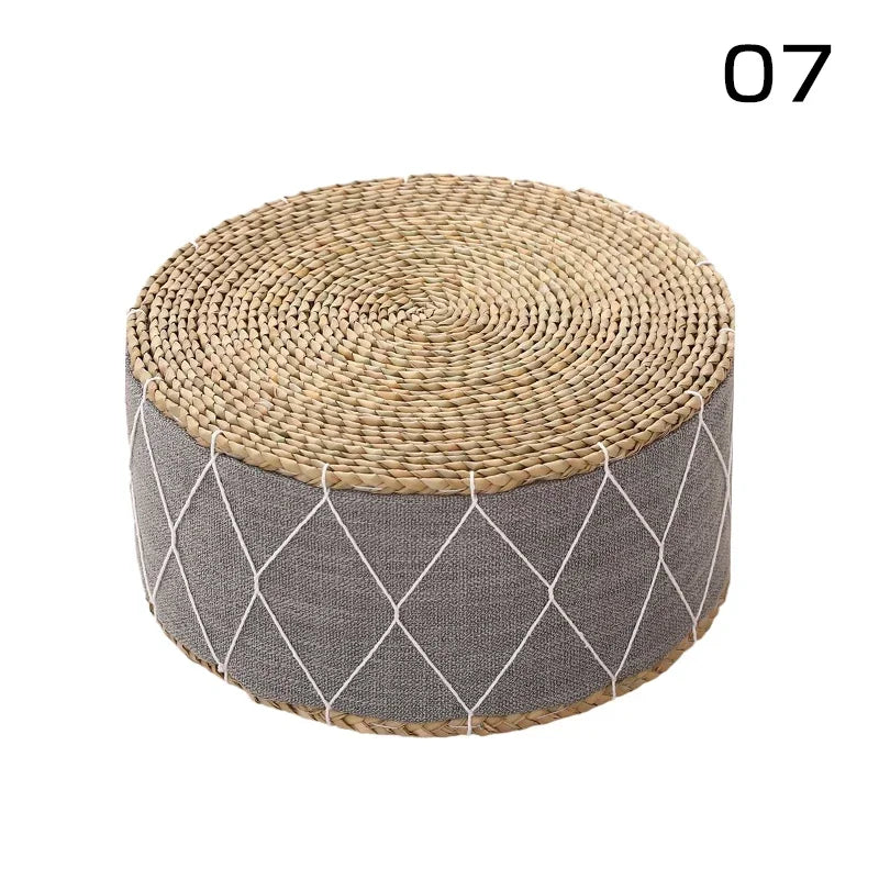 Coussin de Sol Japonais - Futon en Paille Tressée