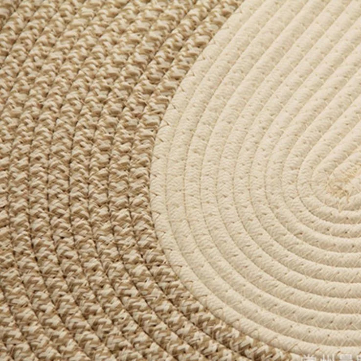 Tapis Ovale "Coton Douceur"- Style Japonais Epuré