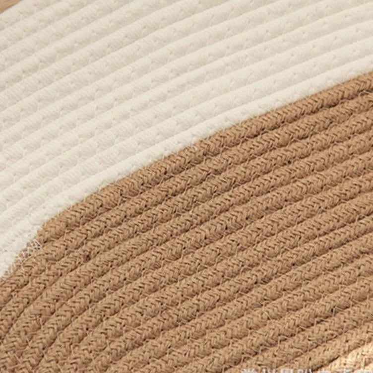Tapis Ovale "Coton Douceur"- Style Japonais Epuré