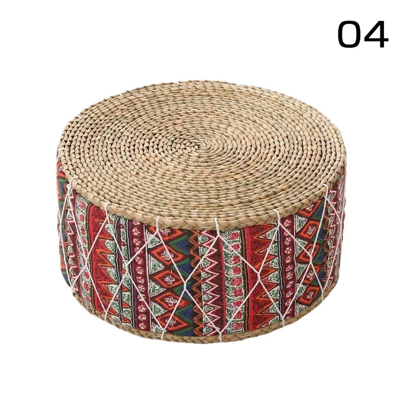 Coussin de Sol Japonais - Futon en Paille Tressée