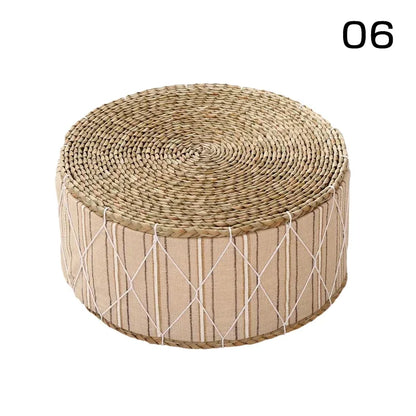 Coussin de Sol Japonais - Futon en Paille Tressée