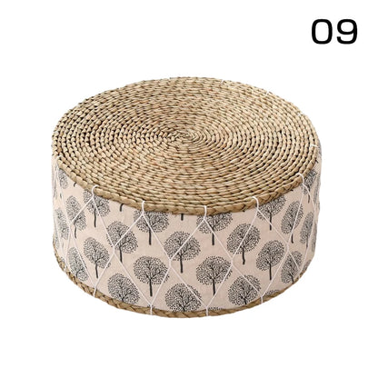 Coussin de Sol Japonais - Futon en Paille Tressée