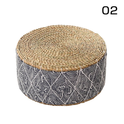 Coussin de Sol Japonais - Futon en Paille Tressée