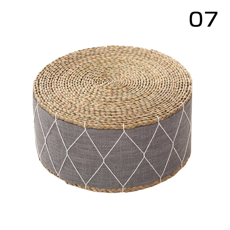 Coussin de Sol Japonais - Futon en Paille Tressée