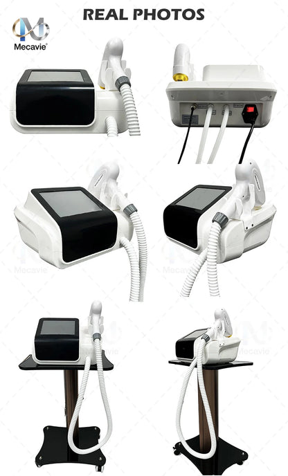 Appareil professionnel mini d’épilation laser à diode 4000 W, haute puissance, longueurs d’onde 755 nm, 808 nm et 1064 nm, indolore, épilation permanente, avec poignée de refroidissement type Alexandrite.